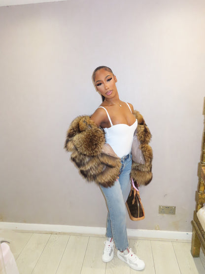 Luxury fur coat
