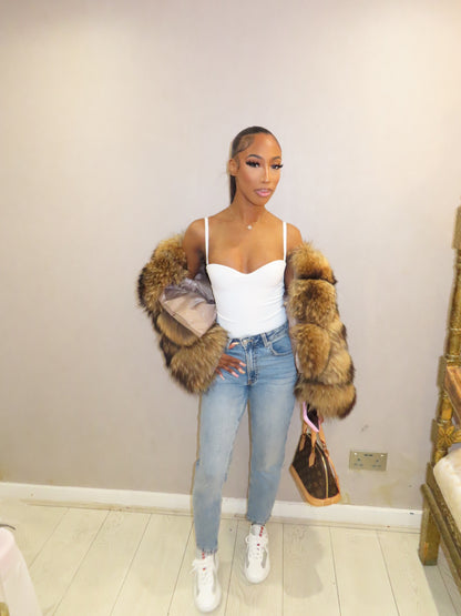 Luxury fur coat
